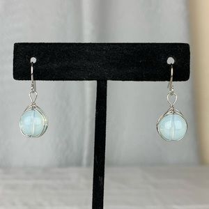 3/$10 Faux Moonstone Dangle Earrings